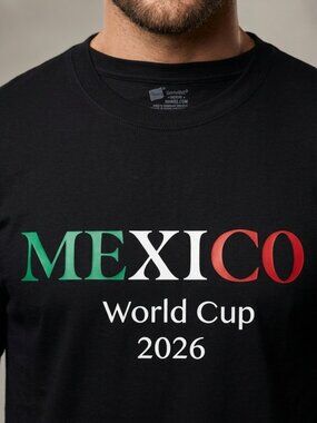 Vintage FIFA World Cup Soccer Tee 2026 MEXICO Y2K Football Graphic Shirt Men M